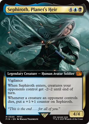 Sephiroth, Planet's Heir (FIN-505) - FINAL FANTASY: (Extended Art) Foil