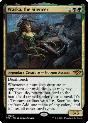 Vraska, the Silencer (OTJ-237) - Outlaws of Thunder Junction Foil - Poke-Collect