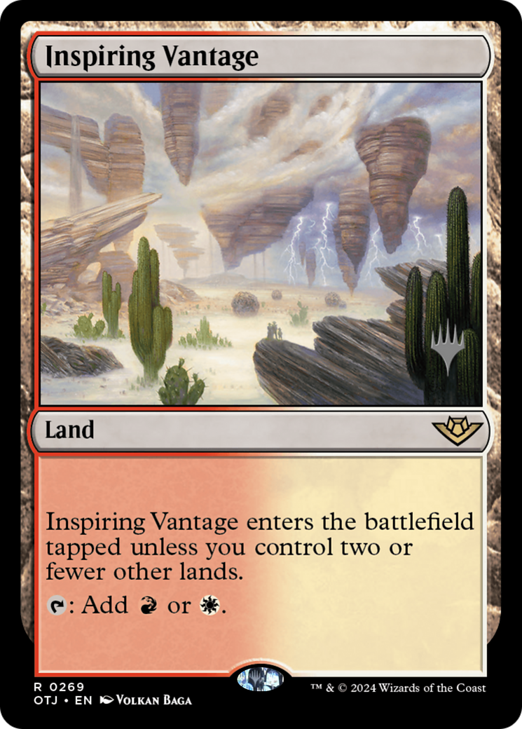 Inspiring Vantage (PPOTJ-269) - Outlaws of Thunder Junction Promos - Poke-Collect
