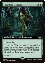 Formless Genesis (DSC-061) - Duskmourn: House of Horror Commander: (Extended Art) - Poke-Collect