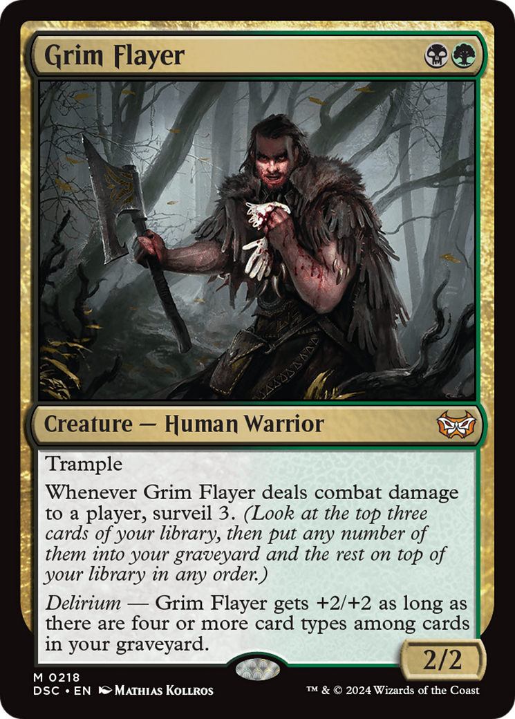 Grim Flayer (DSC-218) - Duskmourn: House of Horror Commander - Poke-Collect