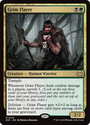 Grim Flayer (DSC-218) - Duskmourn: House of Horror Commander - Poke-Collect