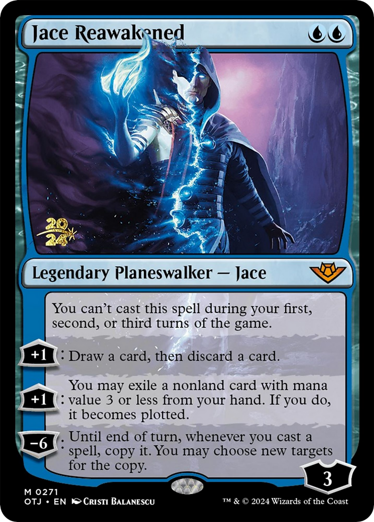 Jace Reawakened (PRE-271) - Outlaws of Thunder Junction Promos Foil - Poke-Collect