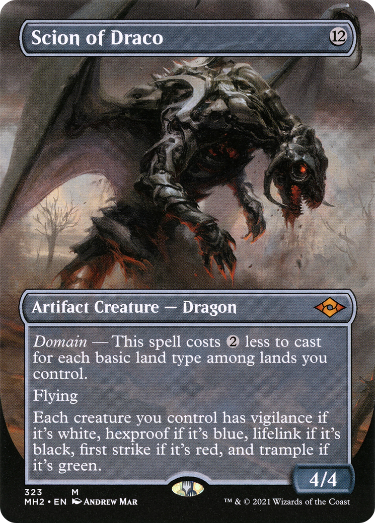 Scion of Draco (MH2-323) - Modern Horizons 2 (Borderless)
