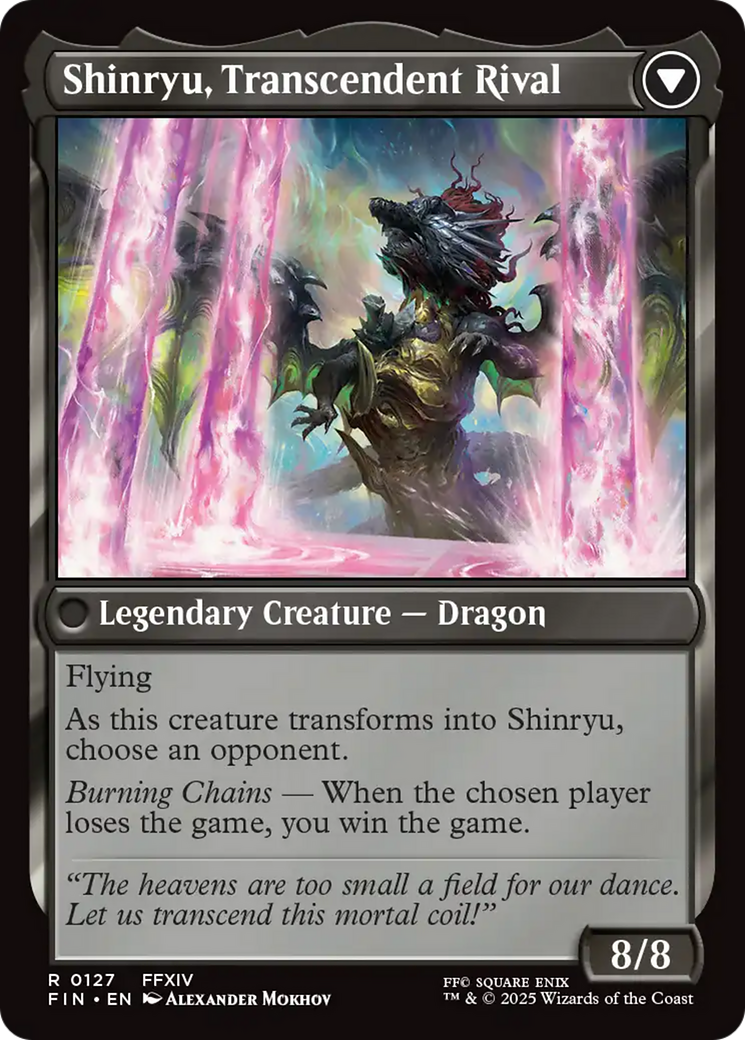 Zenos yae Galvus // Shinryu, Transcendent Rival (FIN-127) - FINAL FANTASY - Poke-Collect
