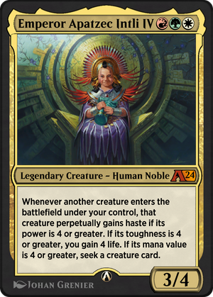 Emperor Apatzec Intli IV (YOTJ-021) - Alchemy: Outlaws of Thunder Junction
