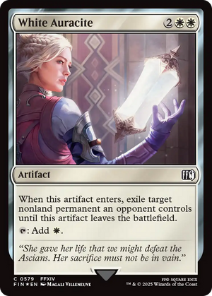 White Auracite (FIN-579) - FINAL FANTASY Foil