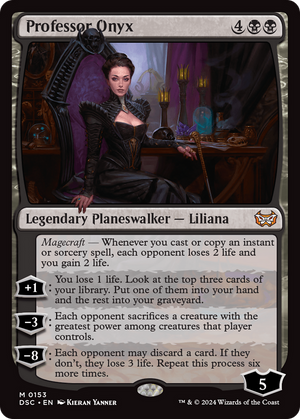 Professor Onyx (DSC-153) - Duskmourn: House of Horror Commander
