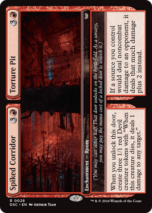Spiked Corridor // Torture Pit (DSC-028) - Duskmourn: House of Horror Commander - Poke-Collect