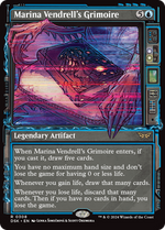 Marina Vendrell's Grimoire (DSK-308) - Duskmourn: House of Horror: (Showcase) Foil - Poke-Collect