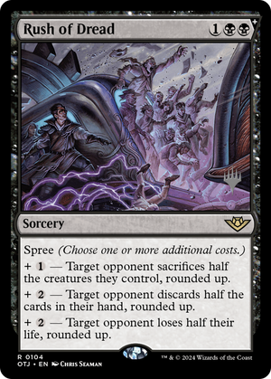 Rush of Dread (PPOTJ-104) - Outlaws of Thunder Junction Promos Foil