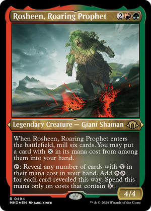 Rosheen, Roaring Prophet (Foil Etched) (MH3-494) - Modern Horizons 3 Foil