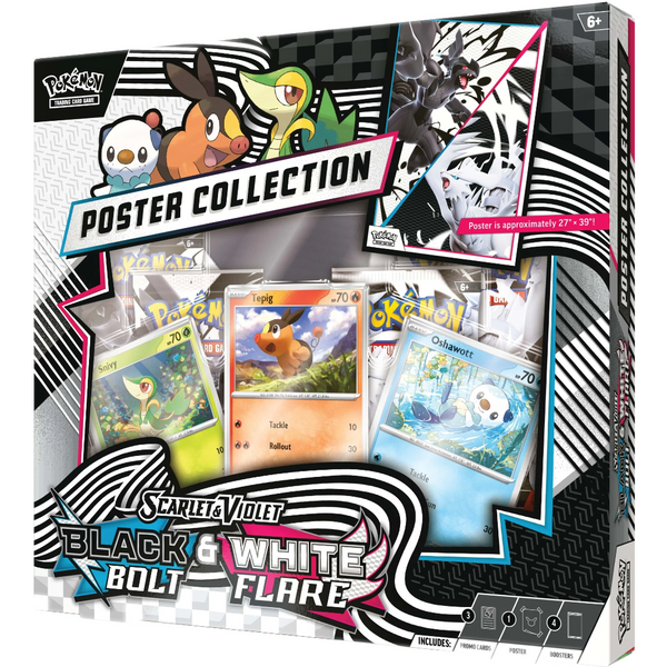 Scarlet & Violet: Black Bolt & White Flare Unova Poster Collection - Poke-Collect