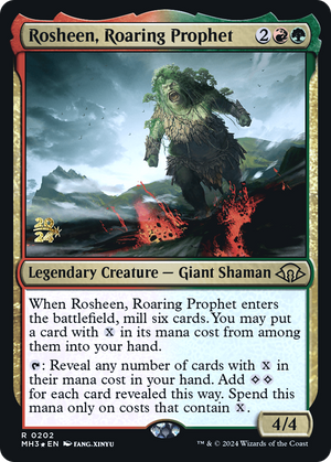 Rosheen, Roaring Prophet (PRE-202) - Modern Horizons 3 Promos Foil