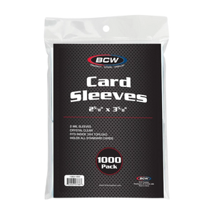 1000 BCW Standard Card Sleeves - Poke-Collect