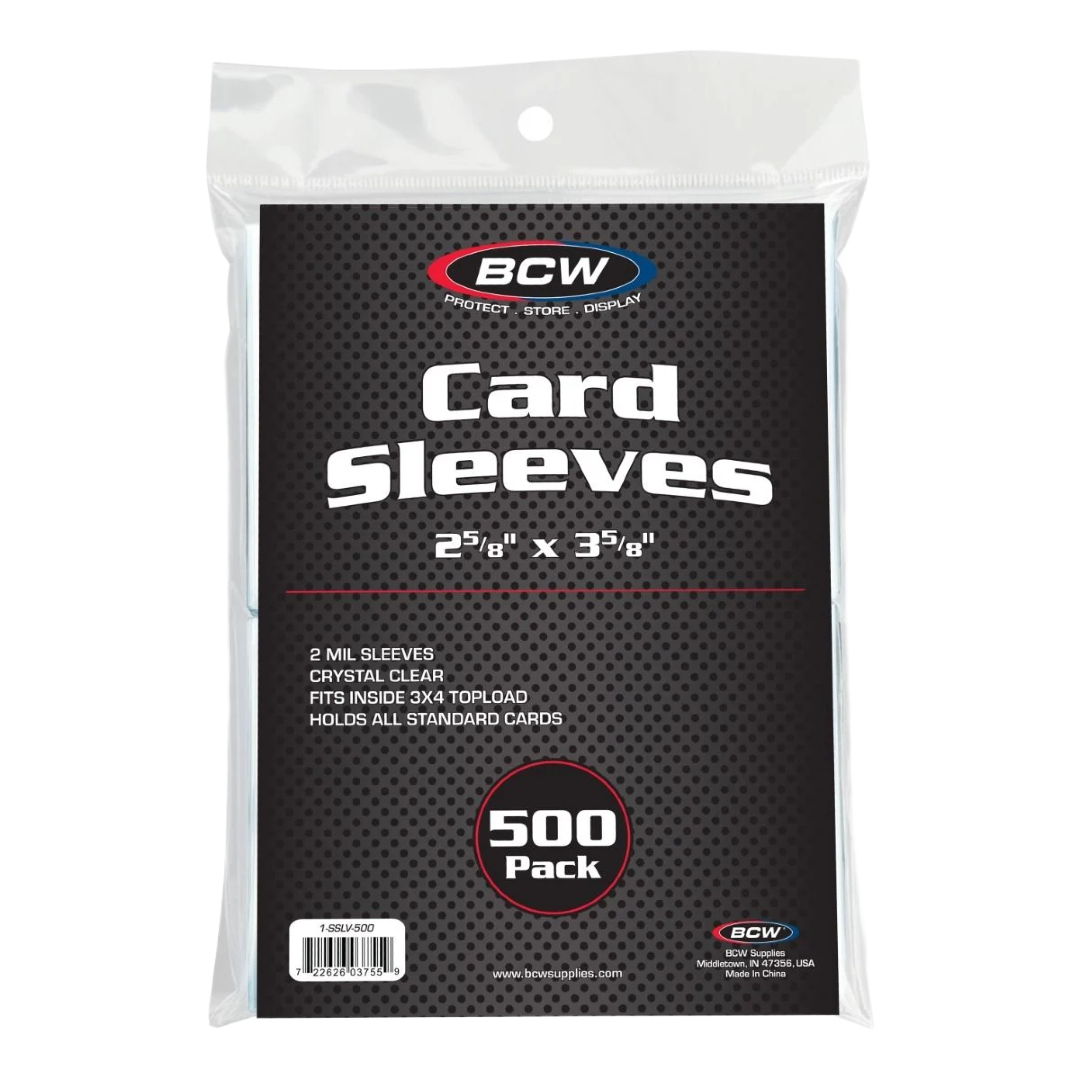 500 BCW Standard Card Sleeves - Poke-Collect