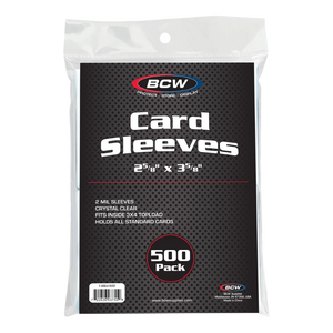 500 BCW Standard Card Sleeves - Poke-Collect