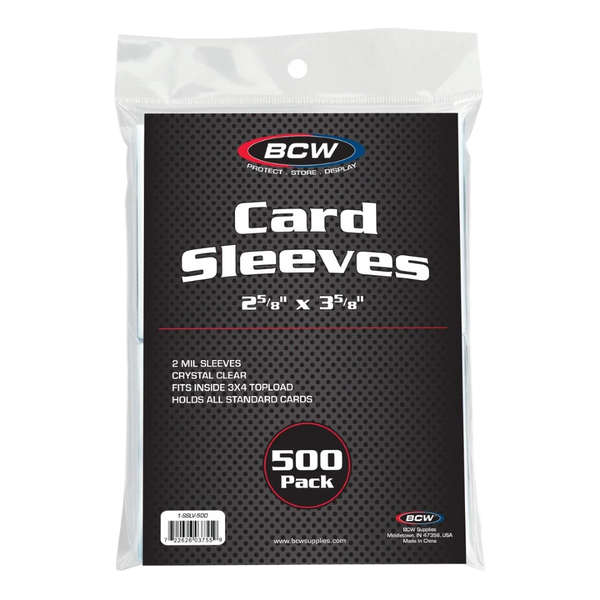 500 BCW Standard Card Sleeves - Poke-Collect