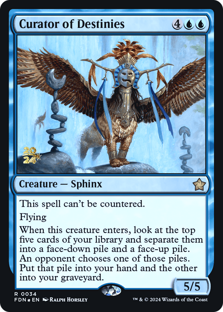 Curator of Destinies (PRE-034) - Foundations Promos Foil