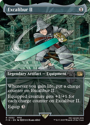 Excalibur II (FIN-352) - FINAL FANTASY (Borderless) Foil