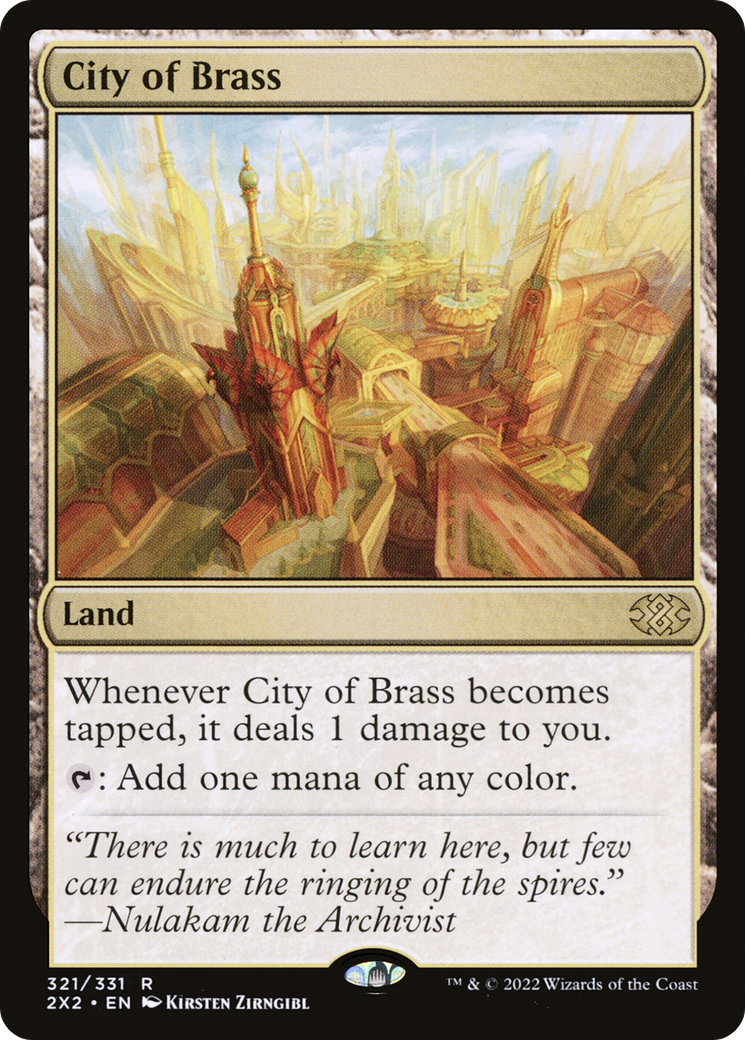 City of Brass (2X2-321) - Double Masters 2022 Foil - Poke-Collect