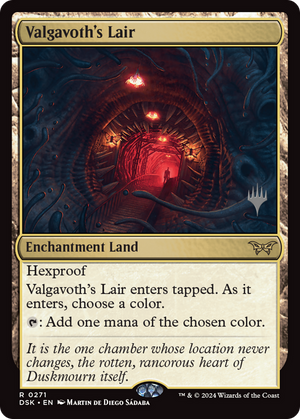 Valgavoth's Lair (PPDSK-271) - Duskmourn: House of Horror Promos Foil - Poke-Collect