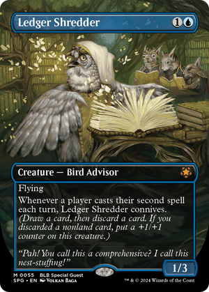 Ledger Shredder (Borderless) (SPG-055) - Special Guests (Borderless) Foil - Poke-Collect