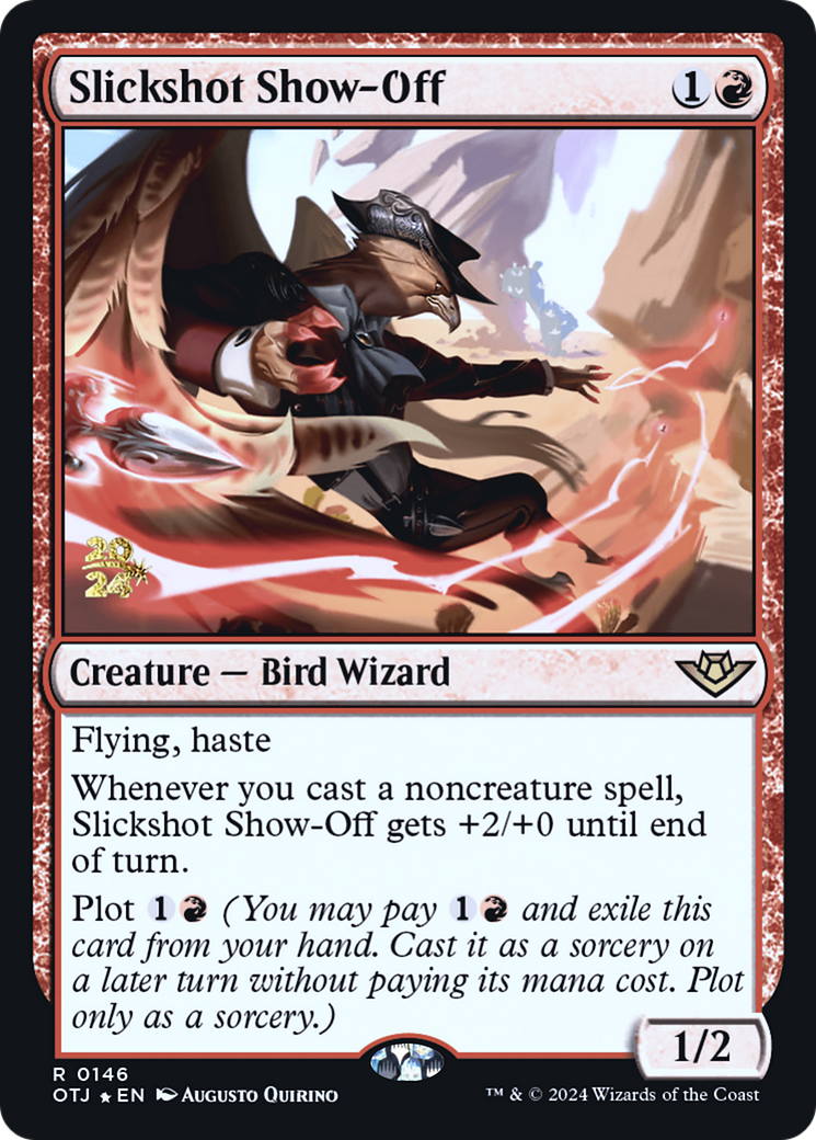 Slickshot Show-Off (PRE-146) - Outlaws of Thunder Junction Promos Foil