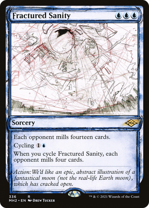 Fractured Sanity (MH2-336) - Modern Horizons 2: (Showcase) Foil