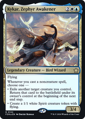 Kykar, Zephyr Awakener (PRE-122) - Foundations Promos Foil