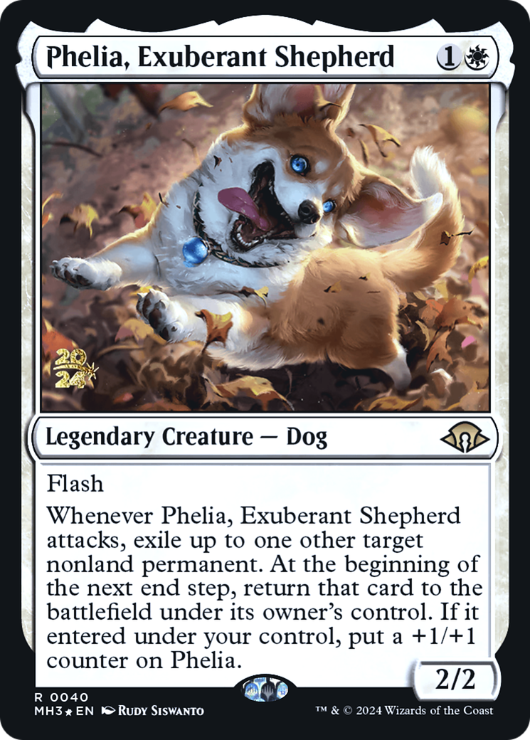 Phelia, Exuberant Shepherd (PRE-040) - Modern Horizons 3 Promos Foil