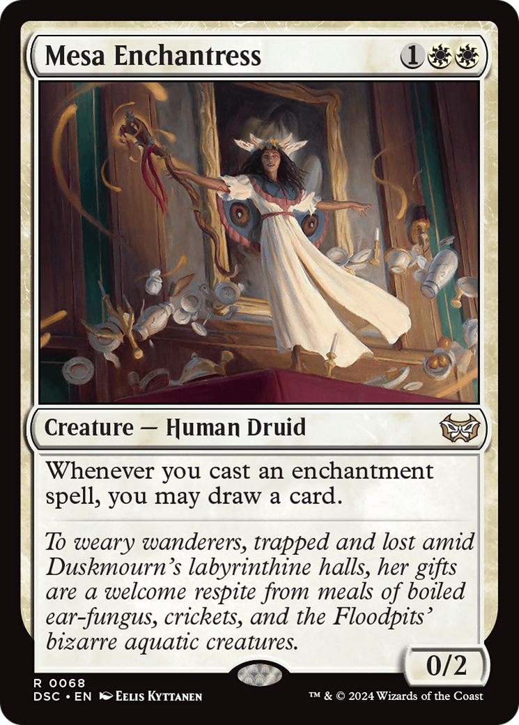 Mesa Enchantress (DSC-068) - Duskmourn: House of Horror Commander - Poke-Collect