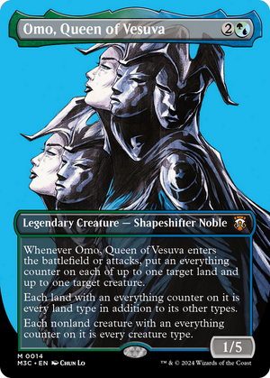 Omo, Queen of Vesuva (M3C-014) - Modern Horizons 3 Commander (Borderless)