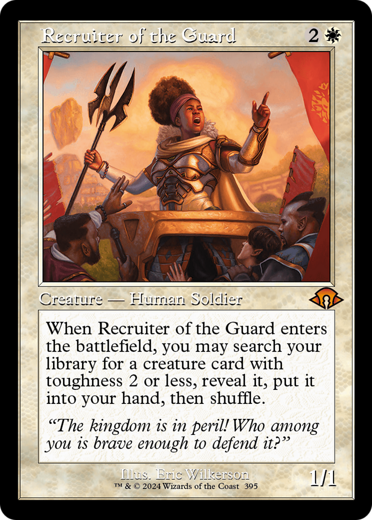 Recruiter of the Guard (Retro Frame) (MH3-395) - Modern Horizons 3 Foil