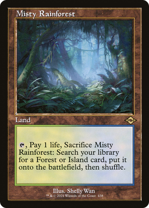 Misty Rainforest (MH2-438) - Modern Horizons 2 Foil