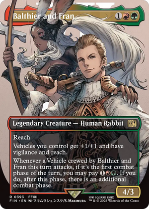Balthier and Fran (FIN-393) - FINAL FANTASY (Borderless)
