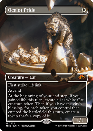 Ocelot Pride (Borderless) (MH3-322) - Modern Horizons 3 (Borderless) Foil