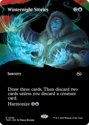 Winternight Stories (TDM-336) - Tarkir: Dragonstorm: (Showcase) (Borderless) Foil
