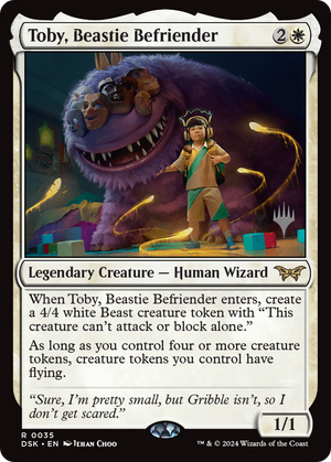 Toby, Beastie Befriender (PPDSK-035) - Duskmourn: House of Horror Promos Foil - Poke-Collect