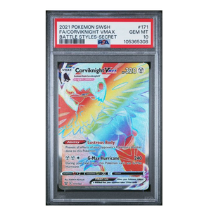 Corviknight VMAX Battle Styles #171 PSA 10