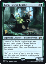 Kona, Rescue Beastie (PRE-187) - Duskmourn: House of Horror Promos Foil - Poke-Collect