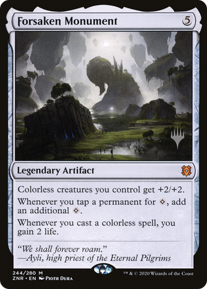 Forsaken Monument (PPZNR-244) - Zendikar Rising Promos