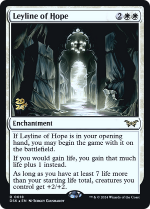 Leyline of Hope (PRE-018) - Duskmourn: House of Horror Promos Foil