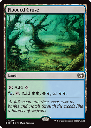 Flooded Grove (DSC-276) - Duskmourn: House of Horror Commander - Poke-Collect