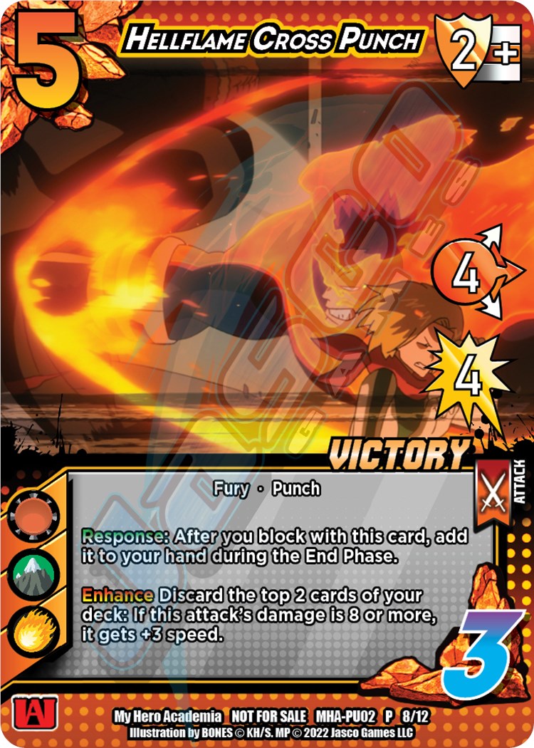 Hellflame Cross Punch (Victory) [Crimson Rampage Promos] - Poke-Collect