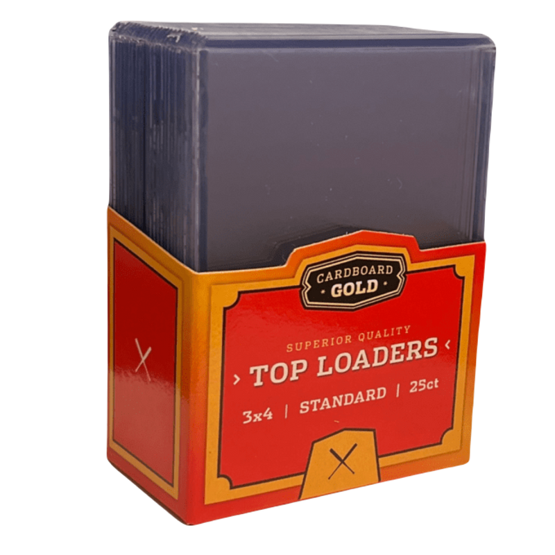 25 Cardboard Gold Top Loaders - Poke-Collect