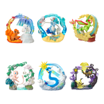 Pokemon Circular Diorama Collection 2 Blind Box - all 6 figures in the set