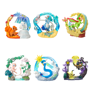 Pokemon Circular Diorama Collection 2 Blind Box - all 6 figures in the set