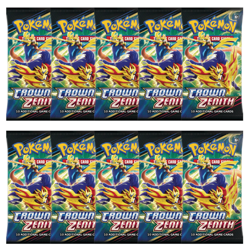 Sword & Shield: Crown Zenith Booster Pack Bundle (10) - Poke-Collect