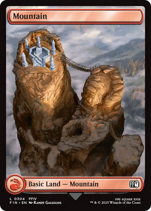 Mountain (FIN-304) - FINAL FANTASY Foil - Poke-Collect